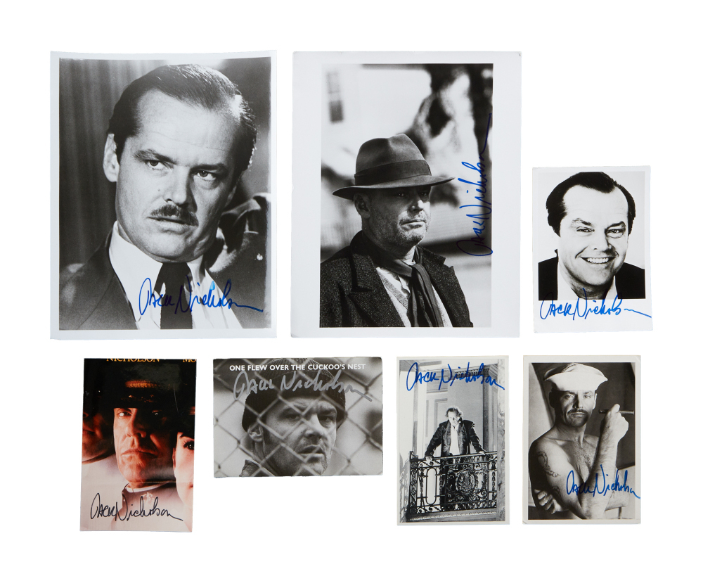 JACK NICHOLSON: SIGNED PHOTOS