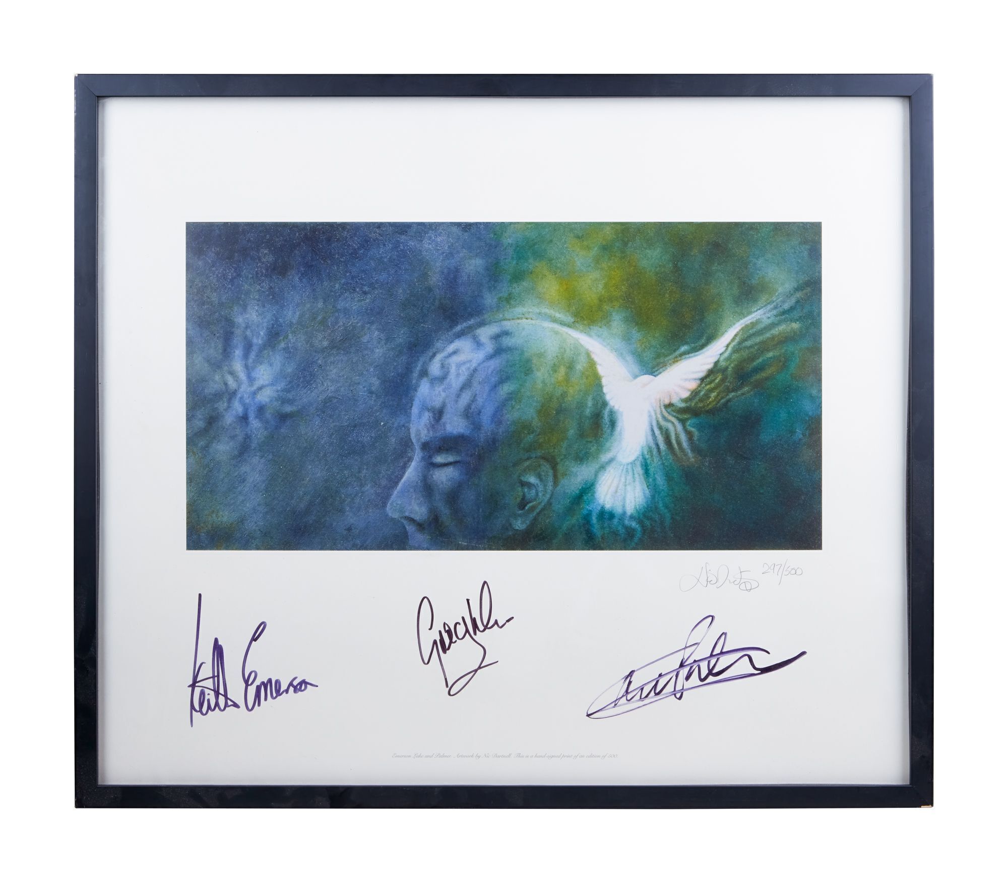 EMERSON, LAKE & PALMER | BAND-SIGNED LIMITED-EDITION NIC DARTNELL