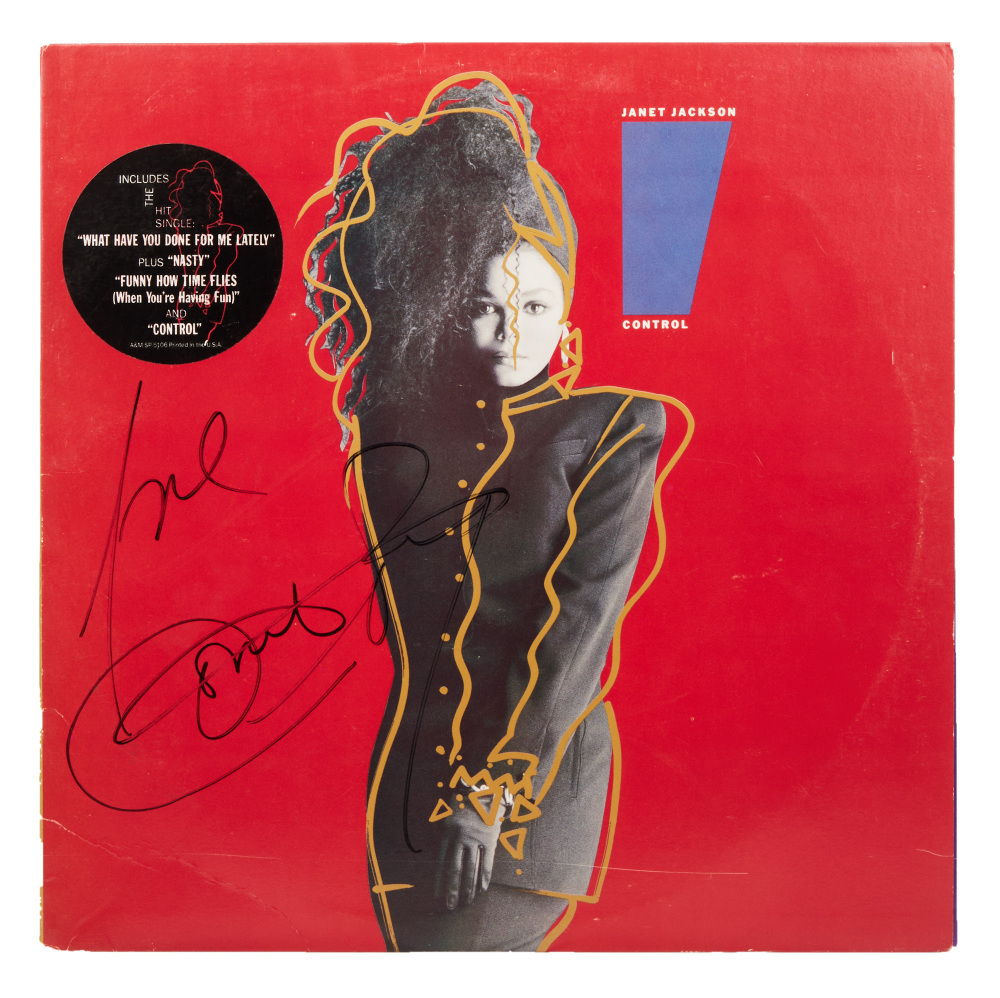 Janet Jackson Nasty Control 7インチレコード　2枚 JANET JACKSON: SIGNED 