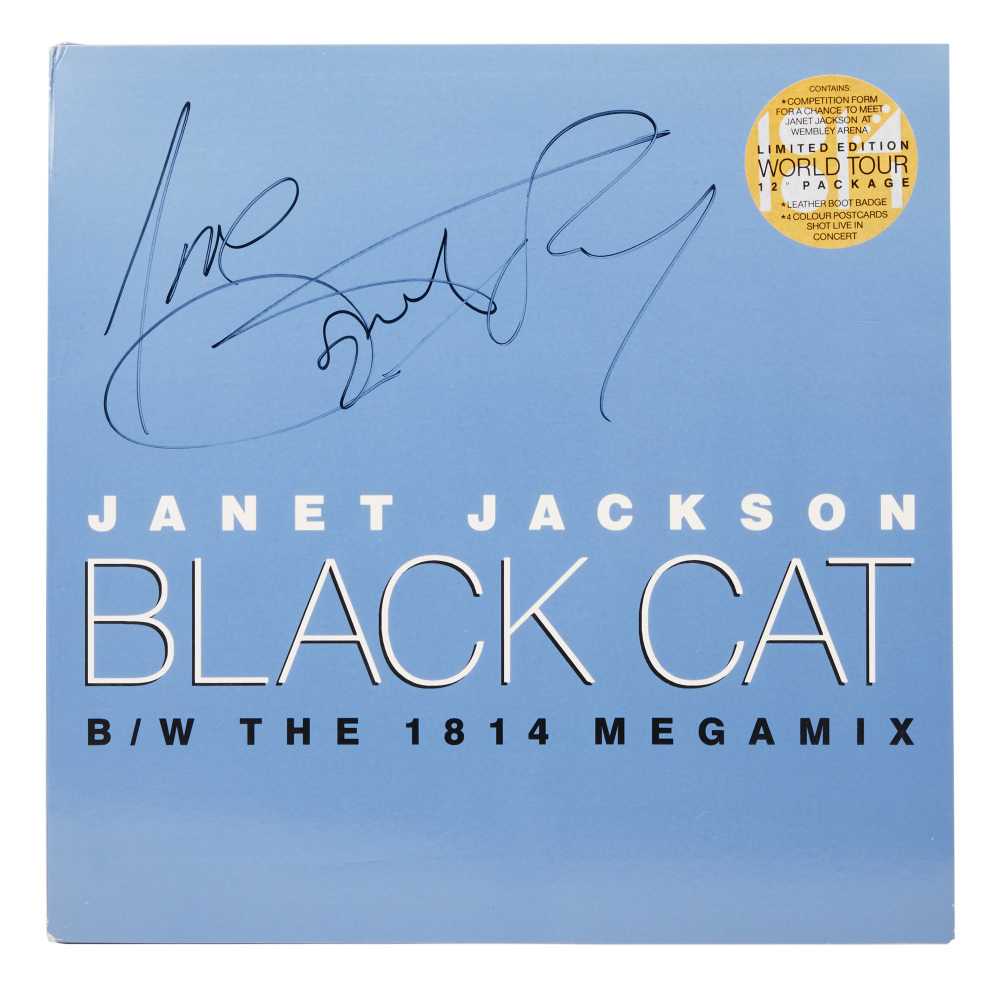 JANET JACKSON: SIGNED 