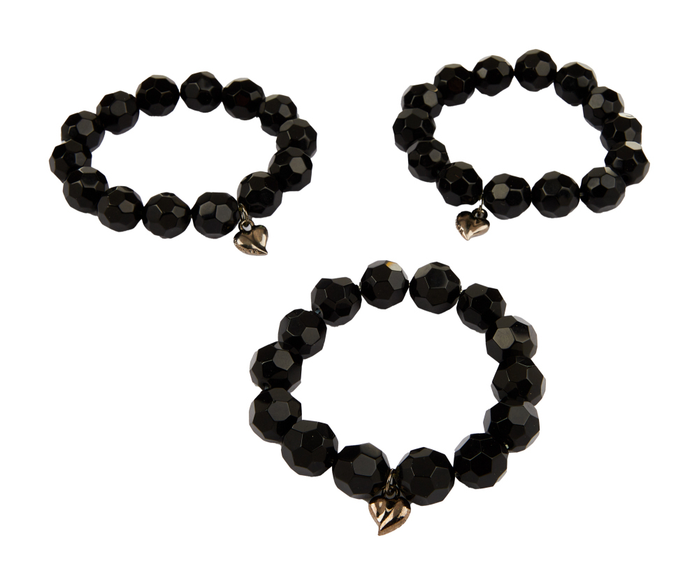 JANET JACKSON: FACETED BEAD BRACELETS