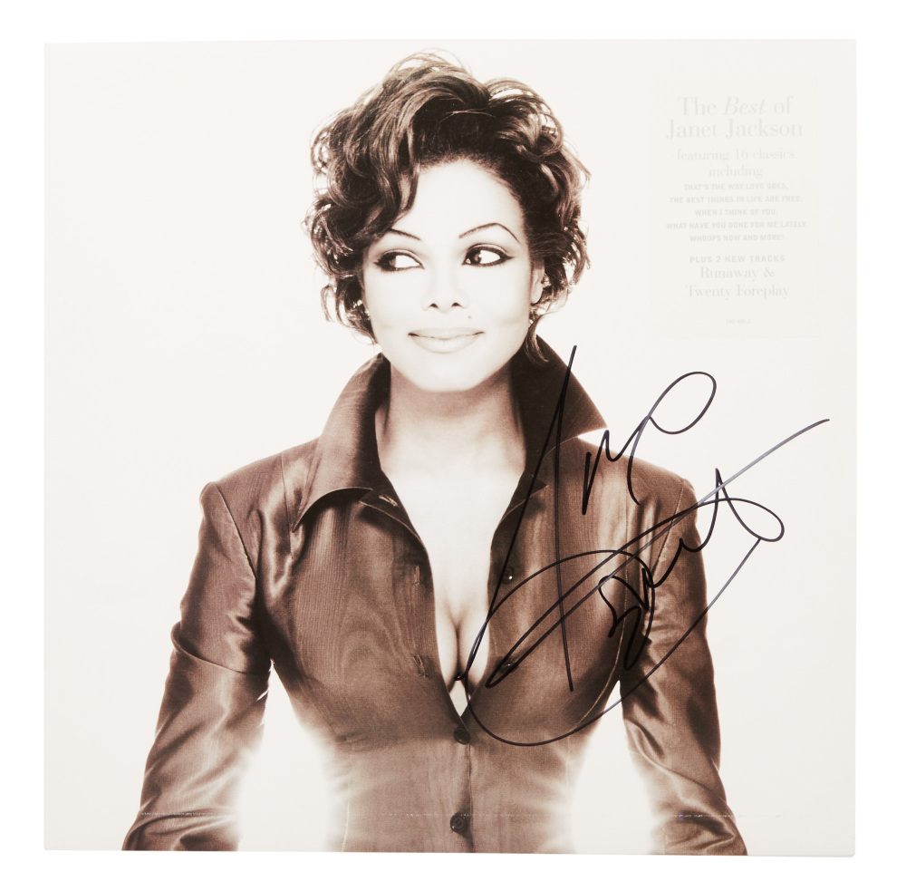 Janet Jackson THE BEST サイン入り JANET JACKSON: SIGNED 