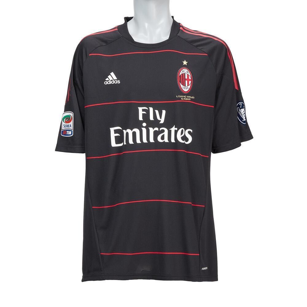 ZLATAN IBRAHIMOVIC: MATCH-ISSUED 2010-11 AC MILAN JERSEY (MEARS)