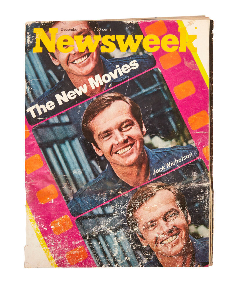 DENNIS HOPPER | PERSONALLY-OWNED 1970 JACK NICHOLSON COVER