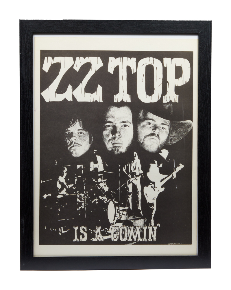 fromTOP exhibition　ポスター ZZ TOP | DUSTY HILL VINTAGE CONCERT POSTER