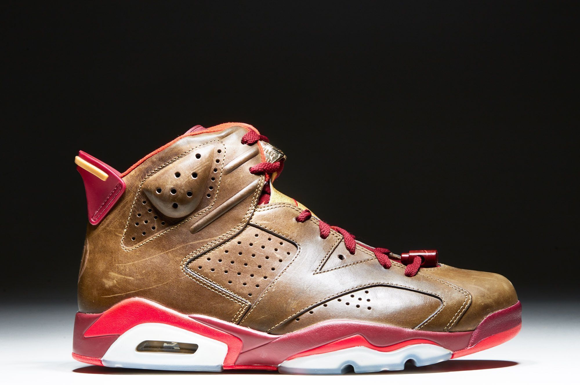 jordan 6 red and gold