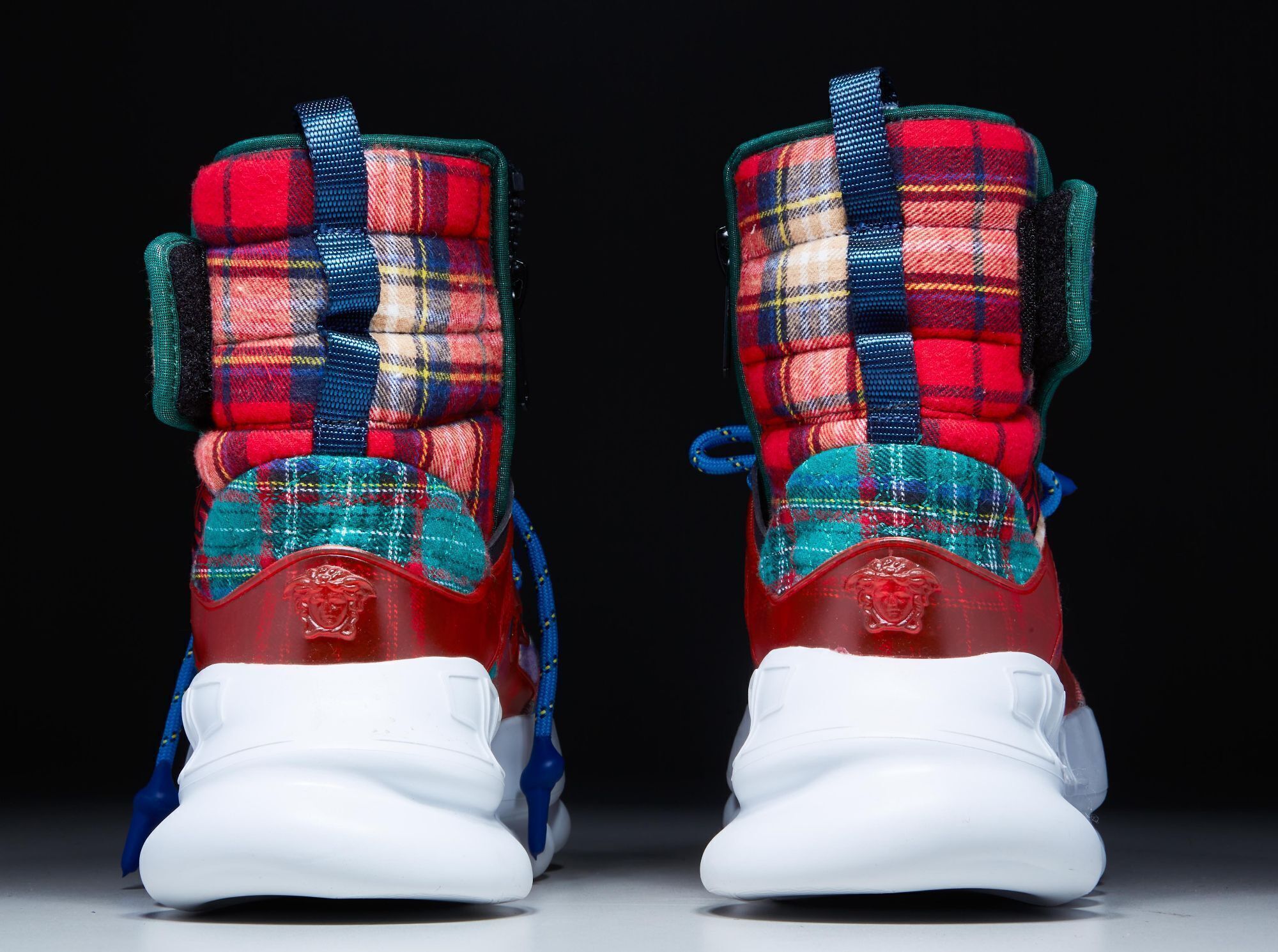 Rick Ross | Versace Chain Reaction Tartan Plaid 
