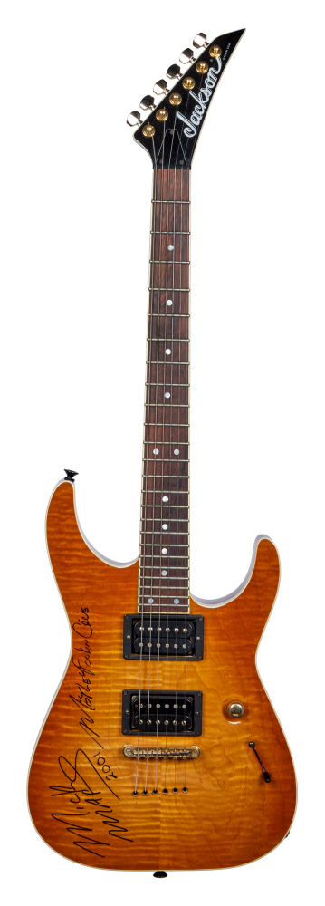 MOTLEY CRUE | MICK MARS OWNED, PLAYED, AND SIGNED JACKSON ELECTRIC