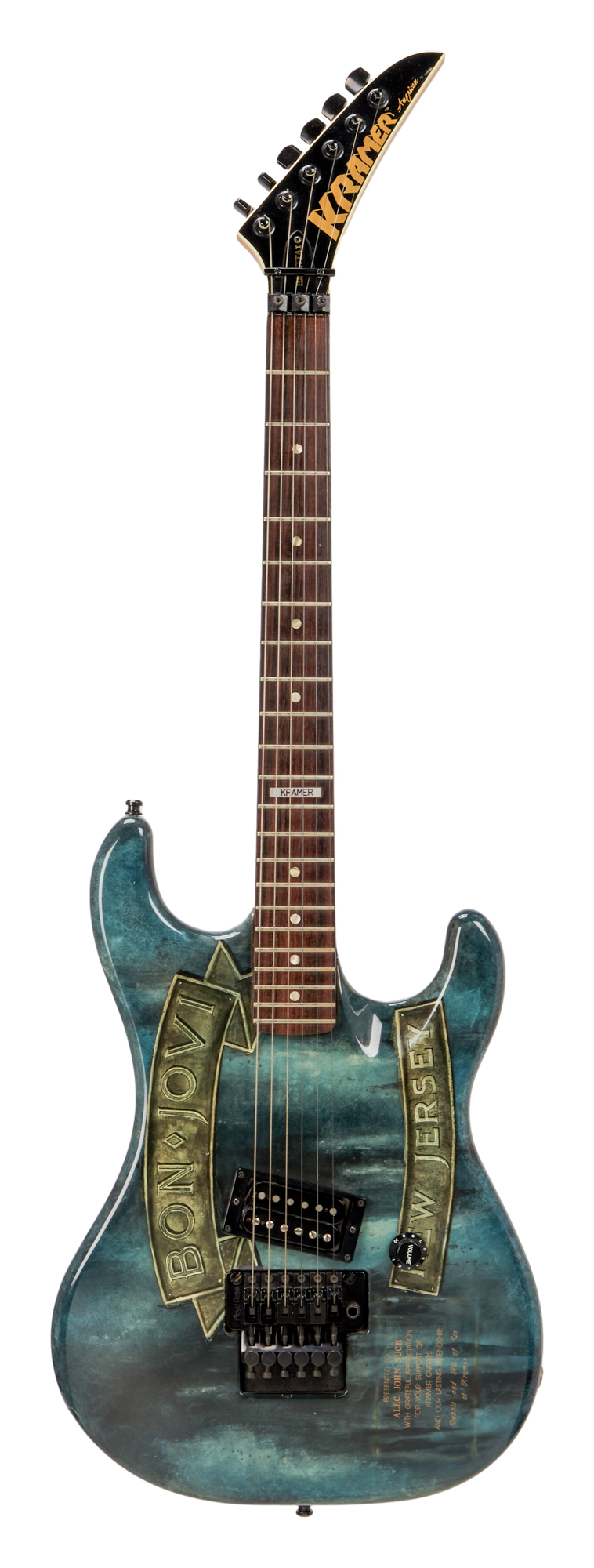 BON JOVI | ALEC JOHN SUCH 1988 KRAMER BARETTA 1 