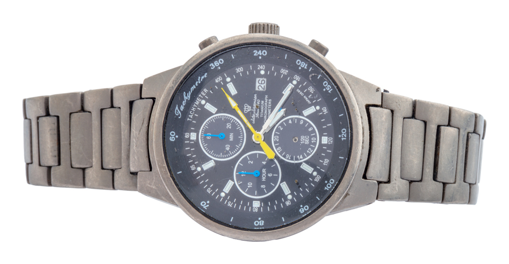 THE RAMONES | DEE DEE RAMONE JULES JURGENSEN TITANIUM TACHYMETER