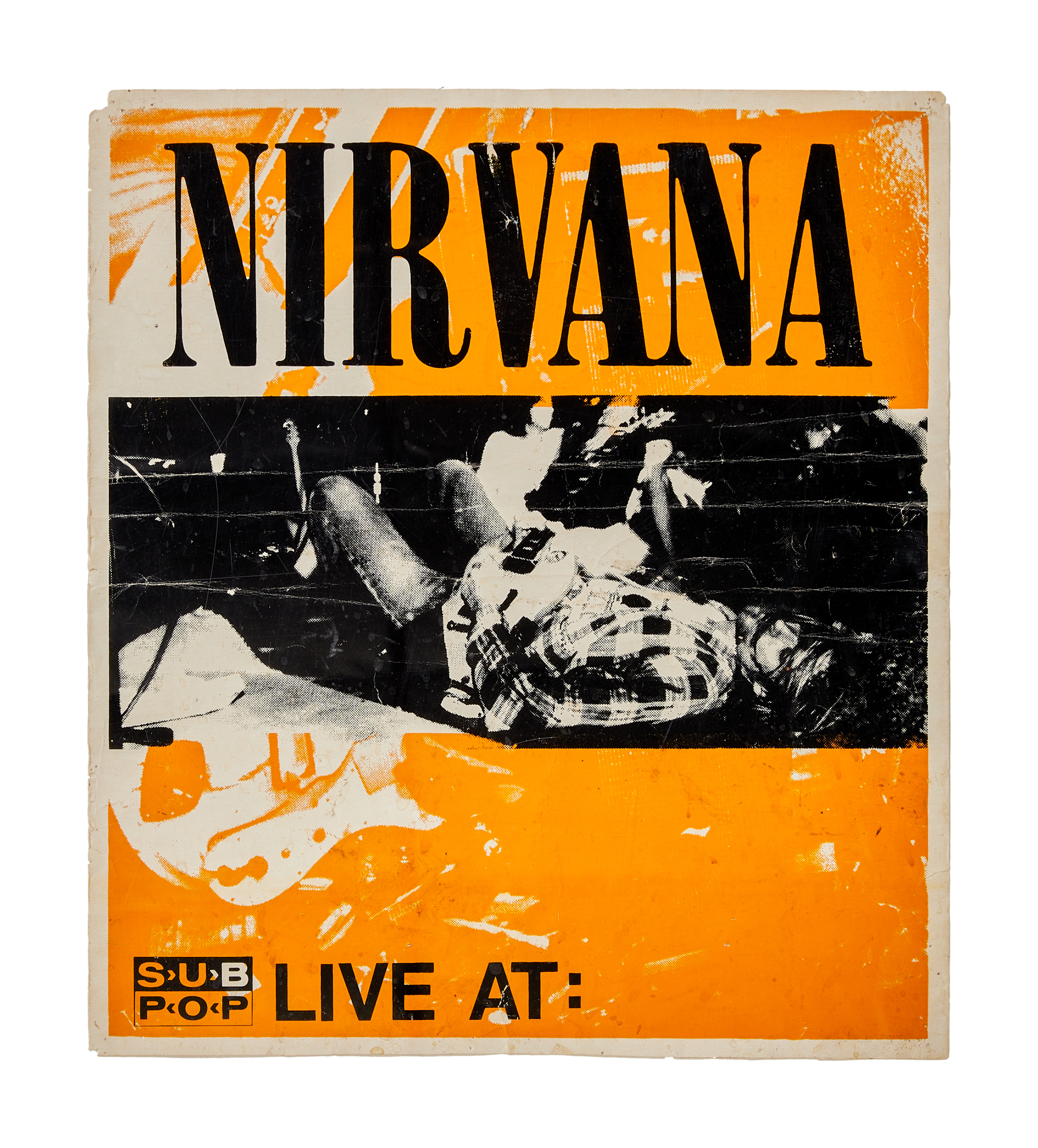 NIRVANA | 1989 TOUR BLANK POSTER