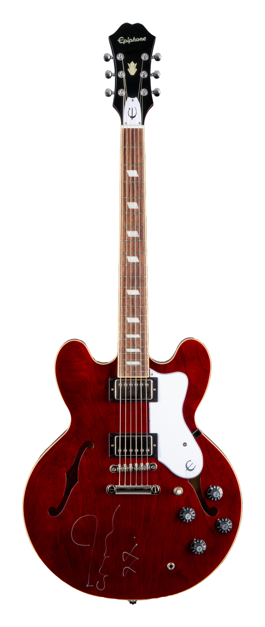 NOEL GALLAGHER | SIGNED SIGNATURE EPIPHONE RIVIERA GUITAR