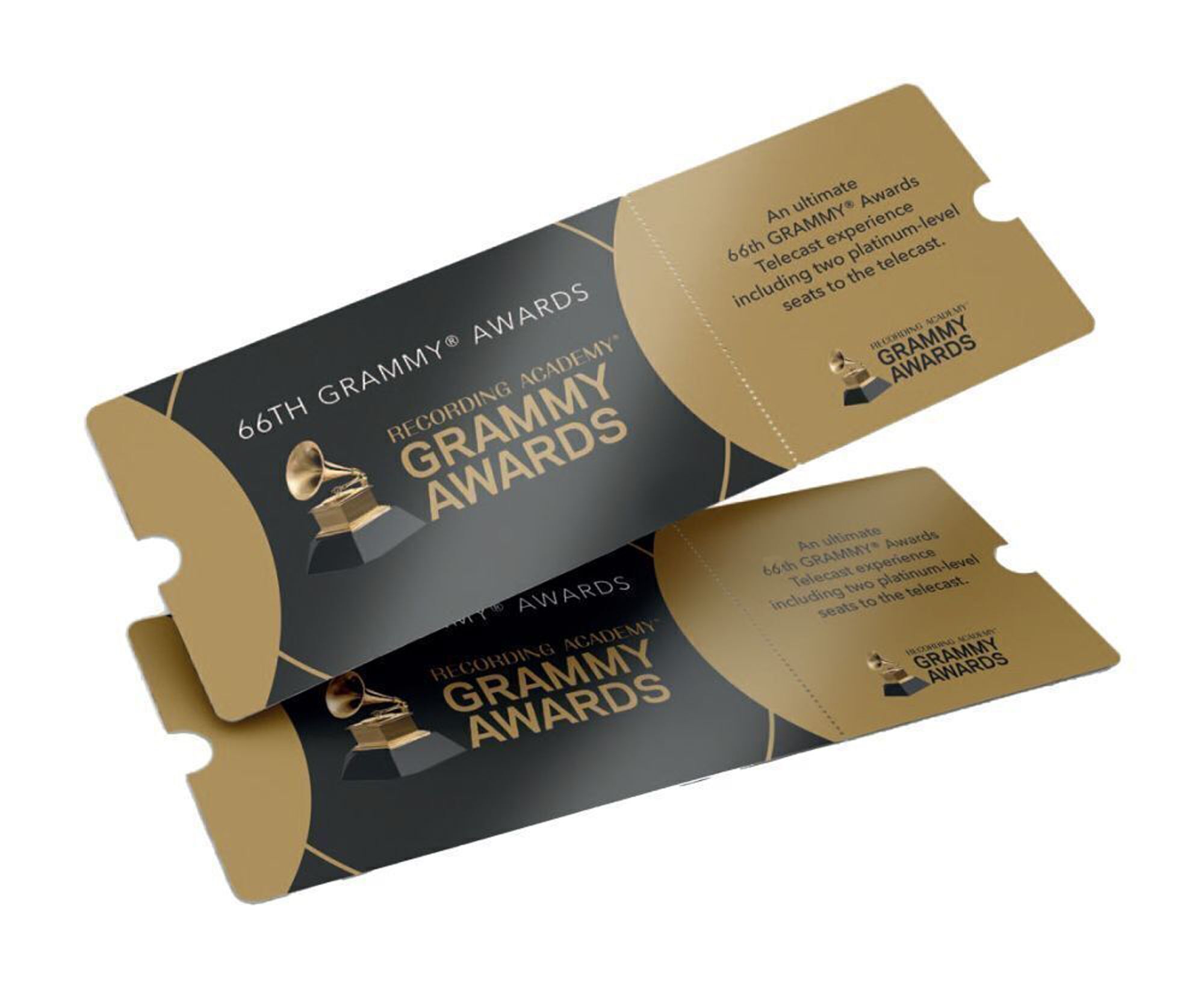 66TH GRAMMY AWARDS TICKETS FOR TWO (SUPPORTING MUSICARES)