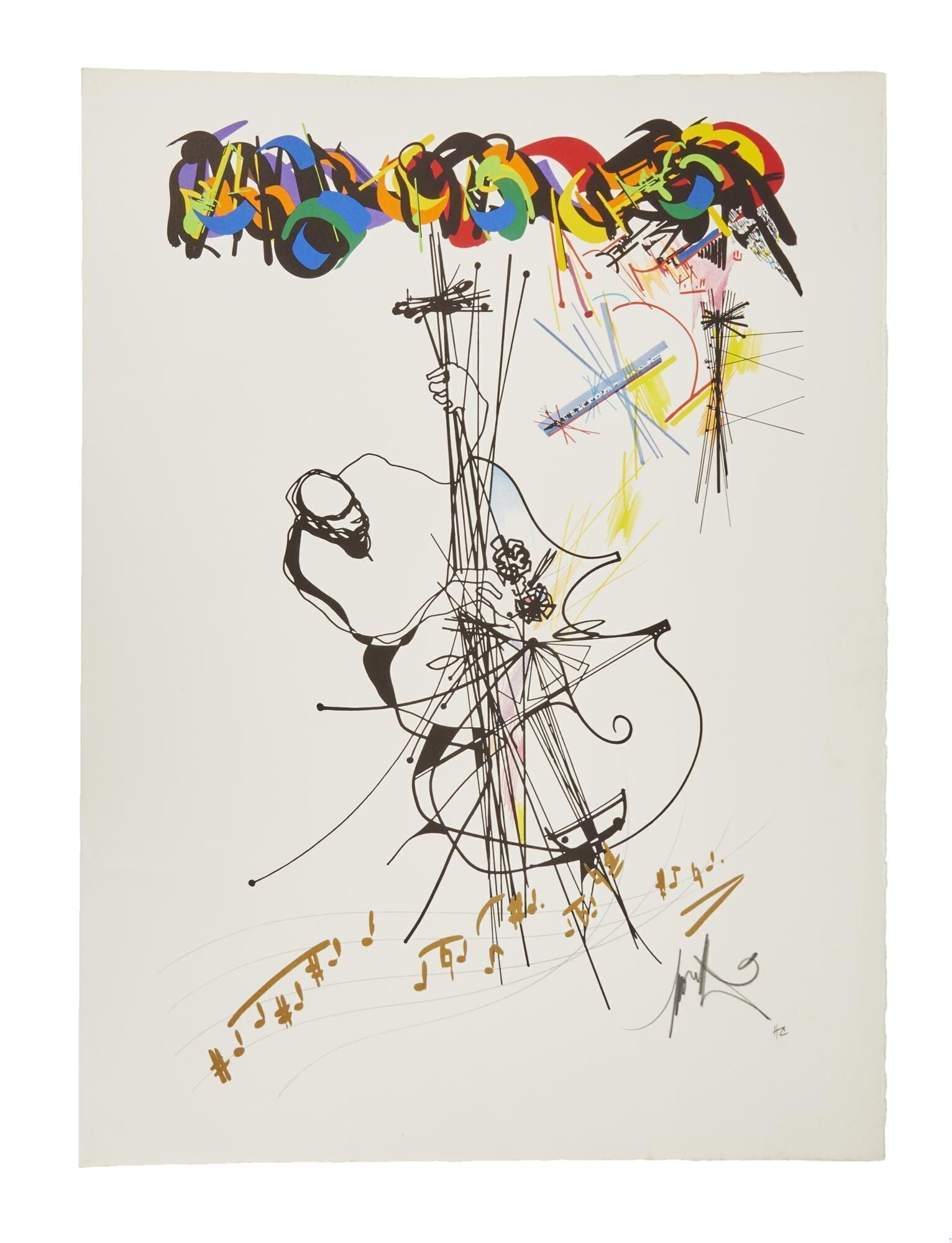 Tony Bennett | Raymond Moretti Jazz Contrebassistes Lithograph