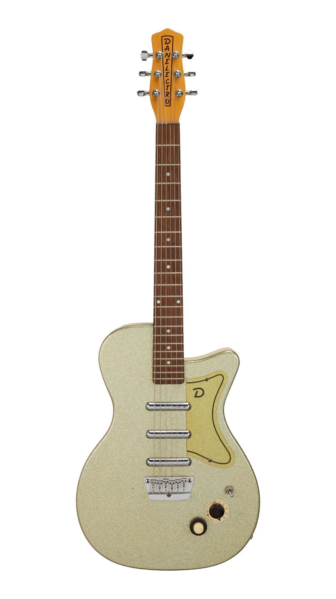 Randy Bachman | Danelectro 56-U3 Guitar Silver Sparkle Finish