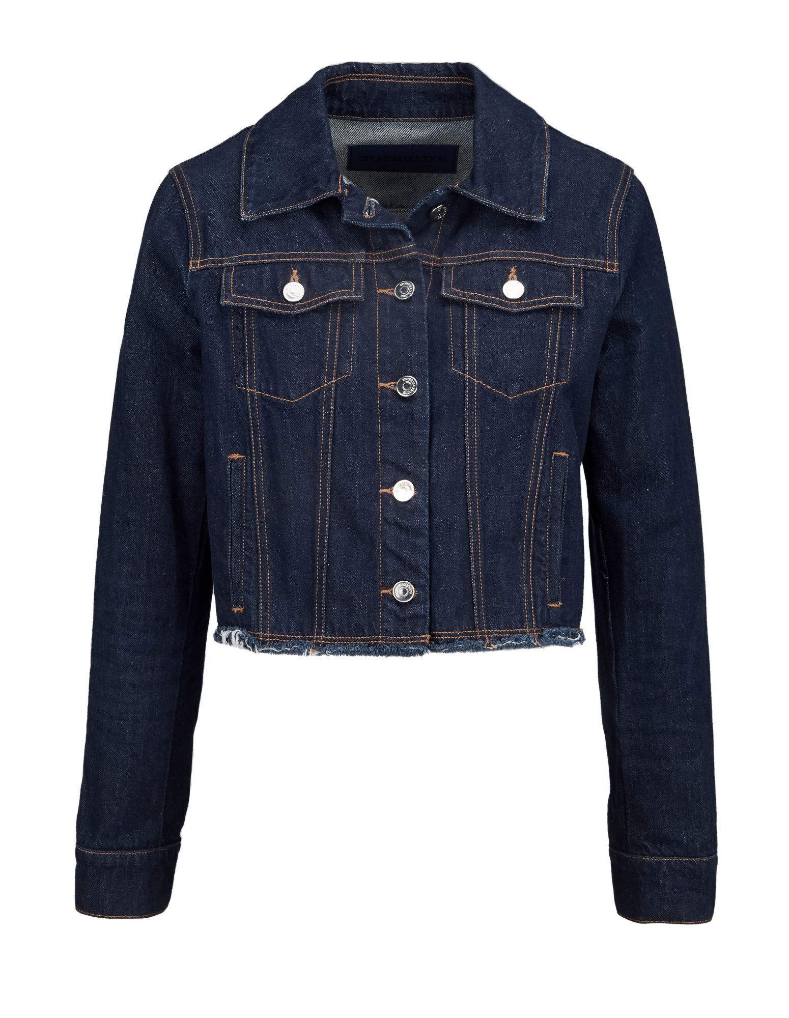 Olivia Newton-John | Sportmax Denim Cropped Jacket