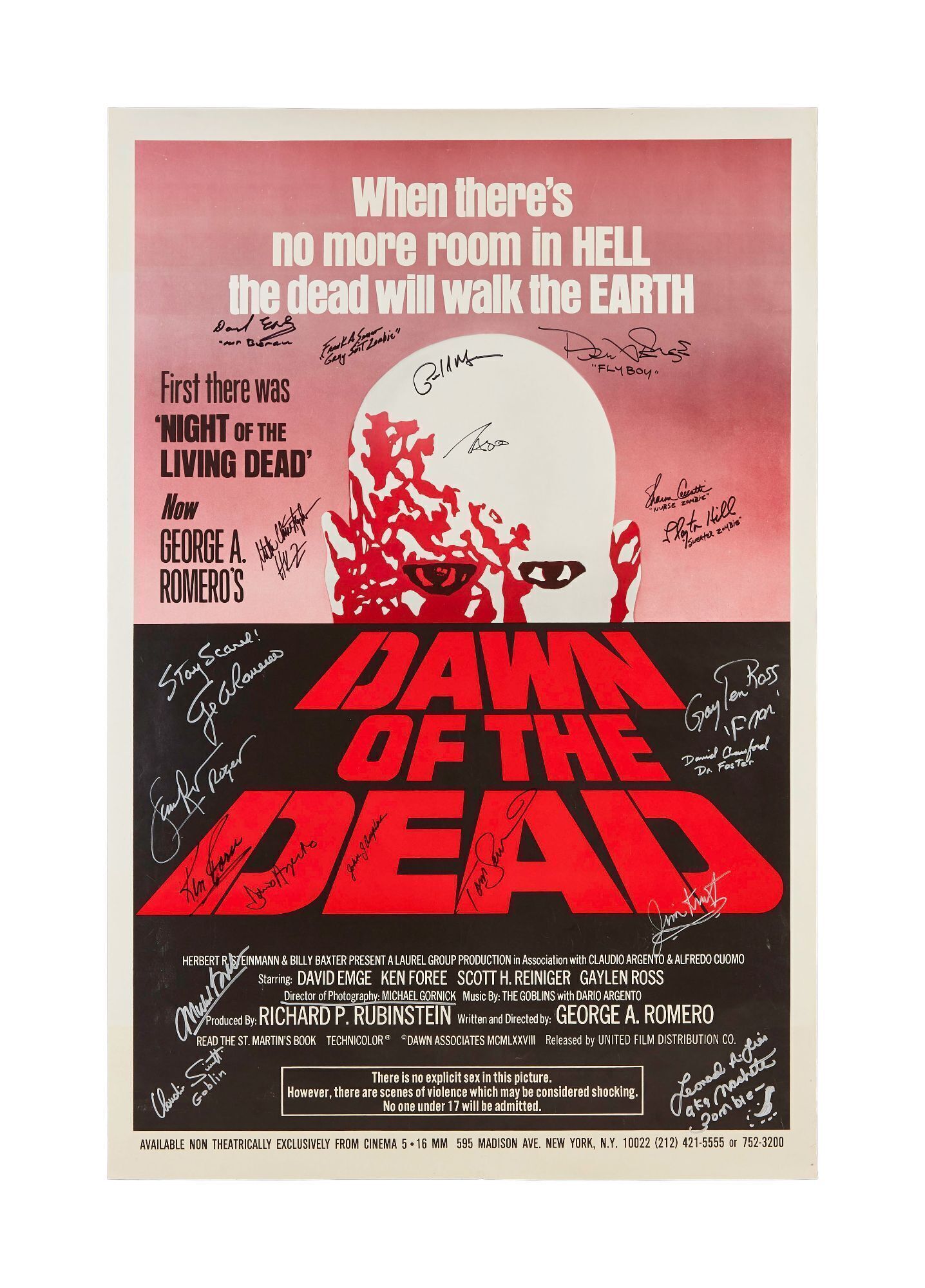 Dawn of the Dead | Multi-Signed Film Poster
