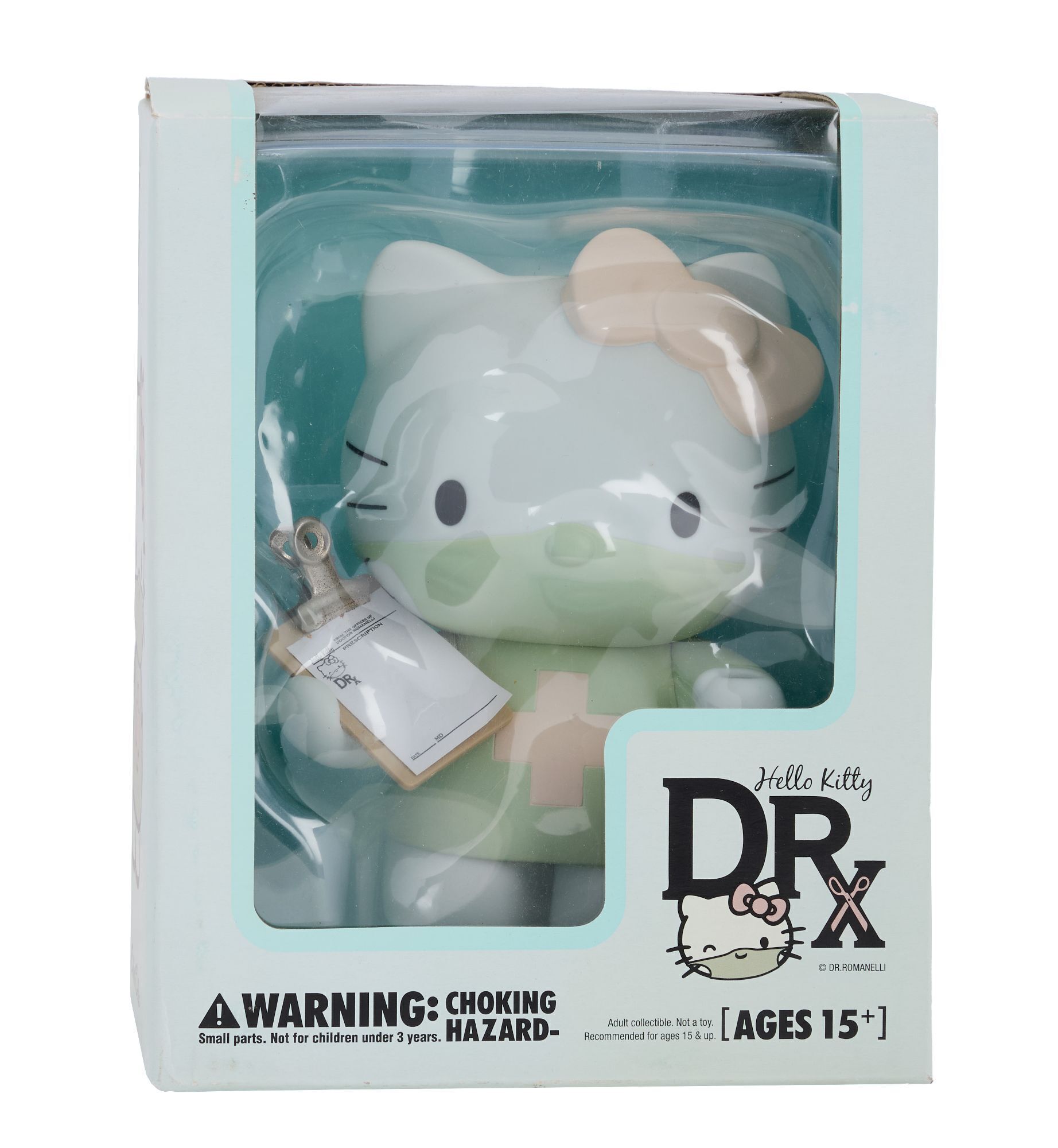 Dr X Romanelli | Hello Kitty Green Nurse Vinyl Collectible Doll