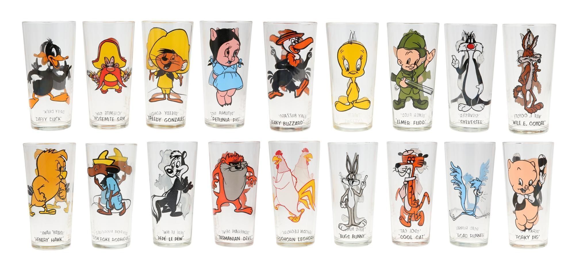 Looney Tunes | 1973 Pepsi Collector Series Drinkware Complete Set