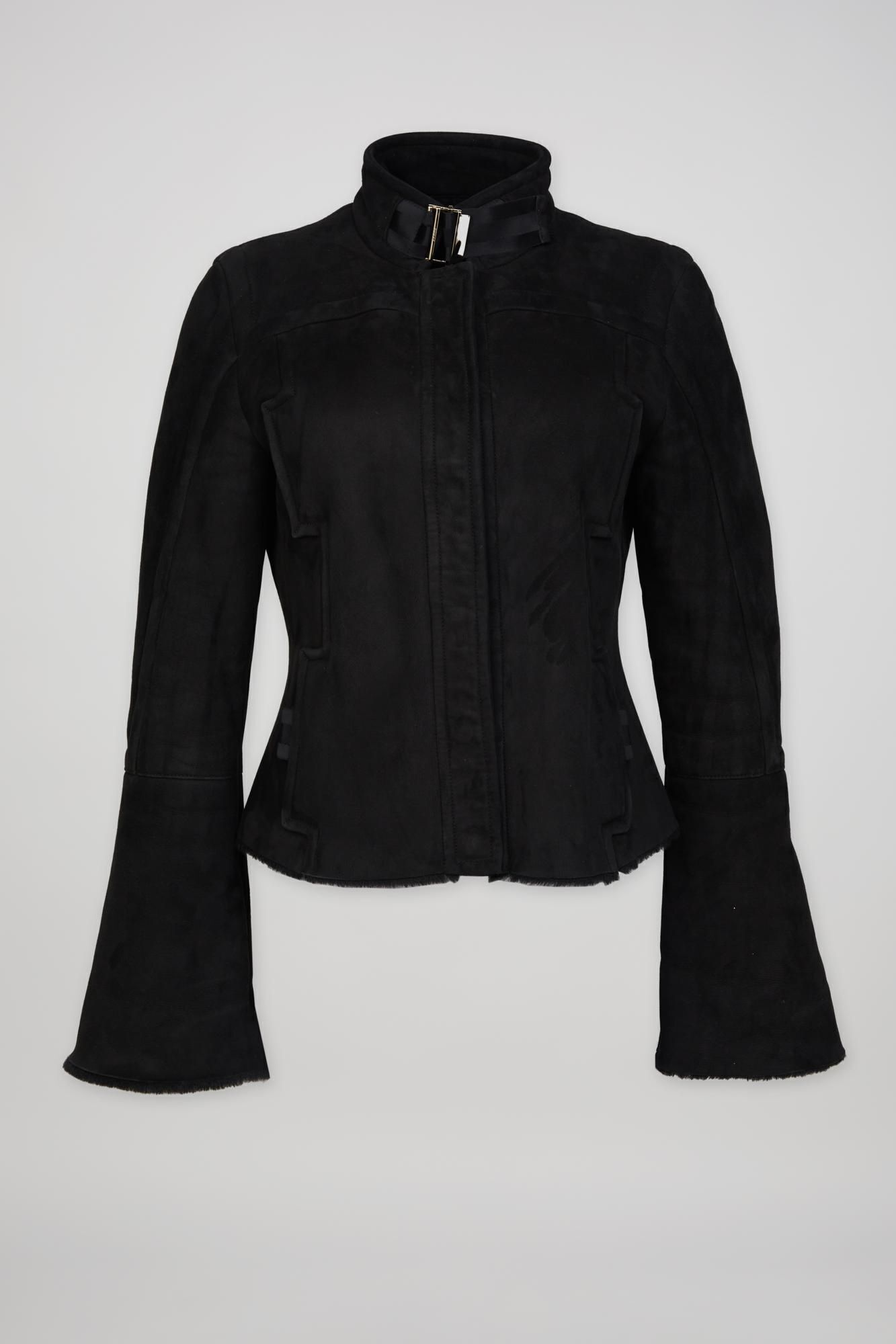 Gucci | Tom Ford Era Fall 2003 Ready to Wear Black Suede Shearling