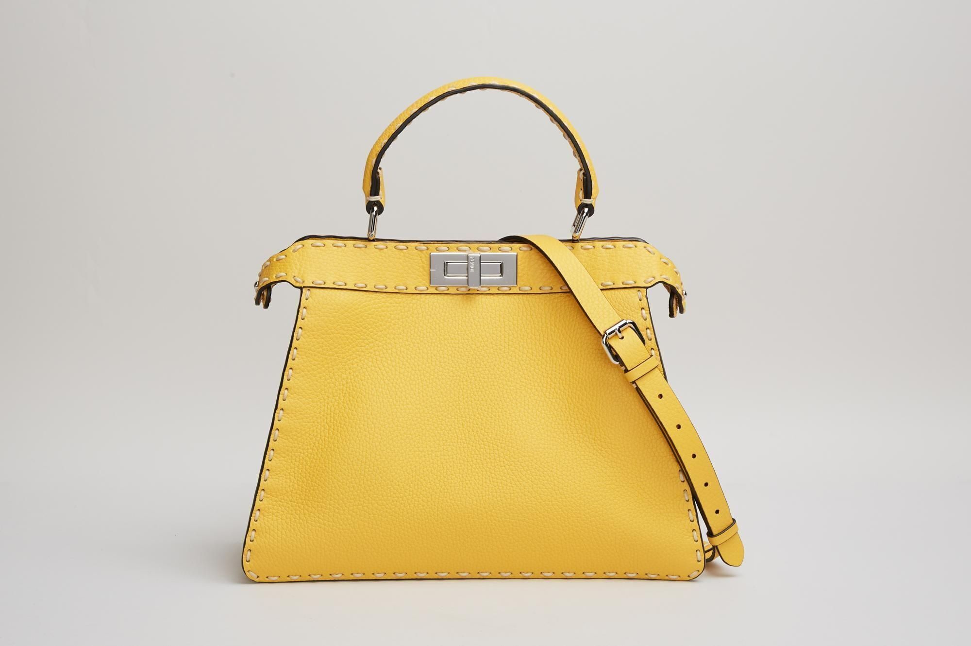 Fendi | Medium Selleria Yellow Peekaboo