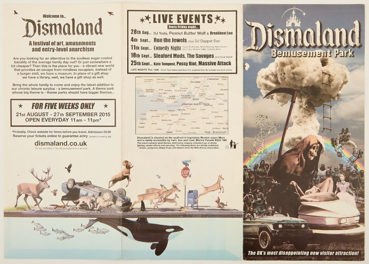 Banksy | Dismaland Bemusement Park Guide Map