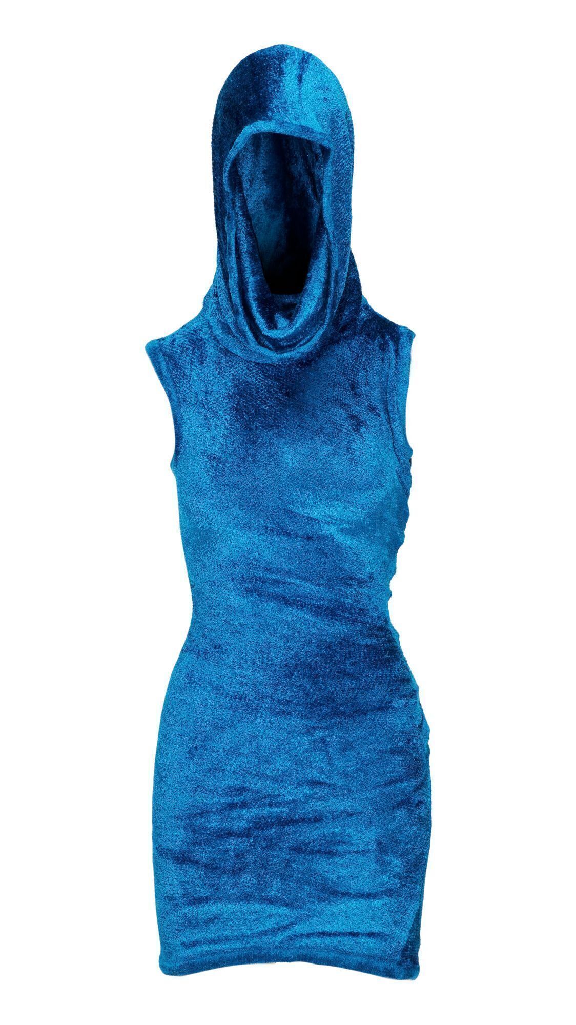 retrofete blue dress Sabrina Floor-Length Boat Neck Bridesmaid Dress main image 1