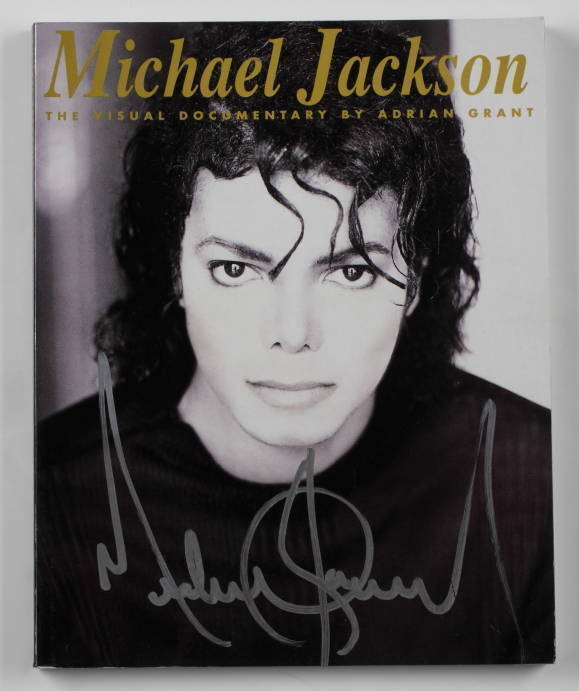 MICHAEL JACKSON SIGNED COPY OF 