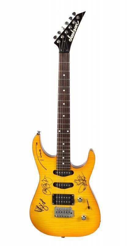 BON JOVI SIGNED GUITAR