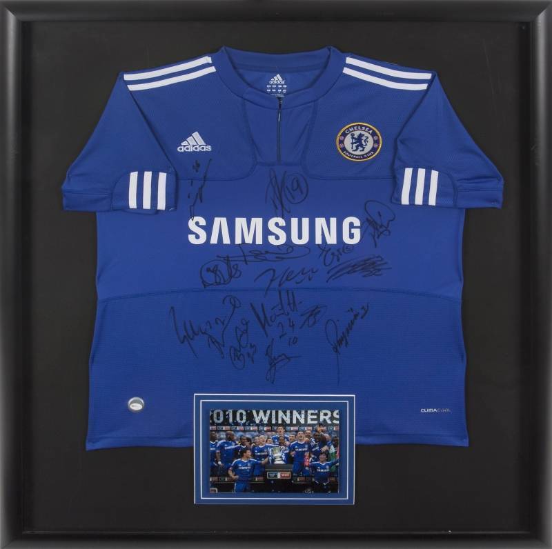 y*z様 [激レア] Authentic Chelseaペトルチェフ2009～1 CHELSEA F.C. 2009-10 PREMIER LEAGUE AND F.A. CUP CHAMPIONS TEAM