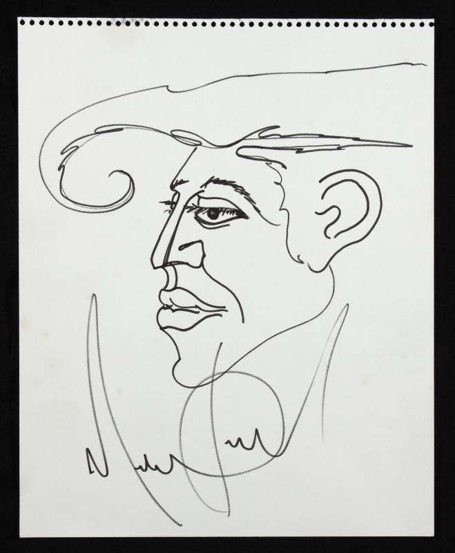 MICHAEL JACKSON ORIGINAL SIGNED DRAWING