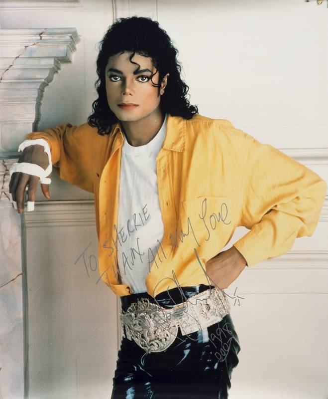 ミュージシャン Michael Jackson MICHAEL JACKSON SIGNED IMAGE