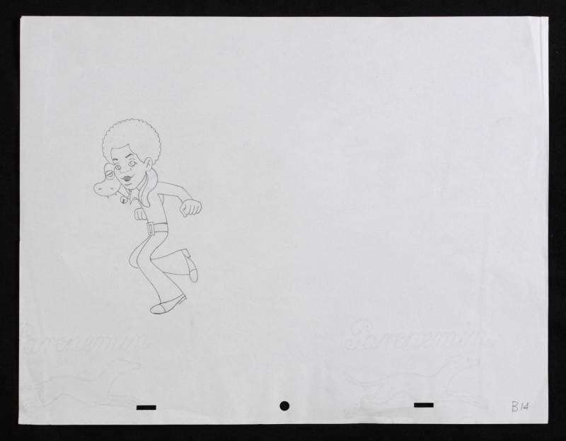 James Jackson Animation JACKSON 5IVE ORIGINAL ANIMATION DRAWING