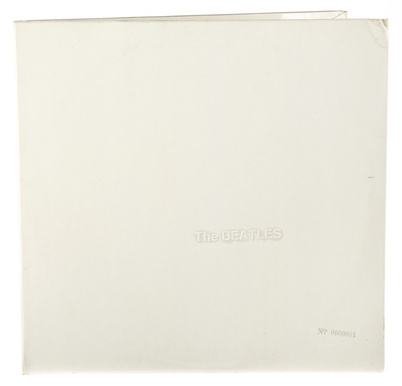 RINGO STARR'S UK 1st MONO PRESSING WHITE ALBUM NO.0000001