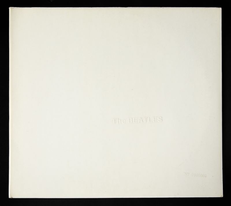 UK 1ST MONO PRESSING WHITE ALBUM NO. 0000002 •