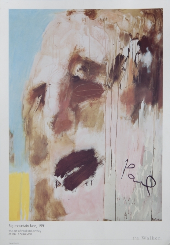 PAUL McCARTNEY SIGNED ART PRINT •