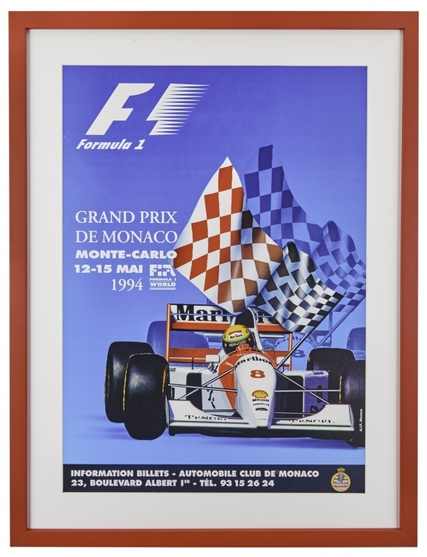 Affiche Officielle Grand Prix F1 De Monaco 1993 – Format 40x60 Cm – Originale