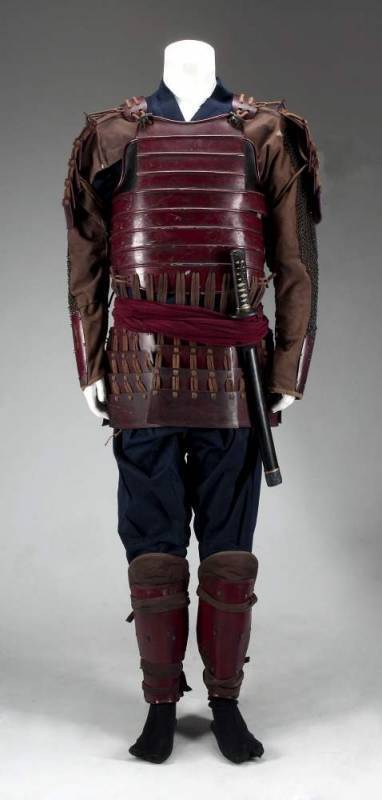 Last Samurai Robe THE LAST SAMURAI RED SAMURAI COSTUME AND SWORD