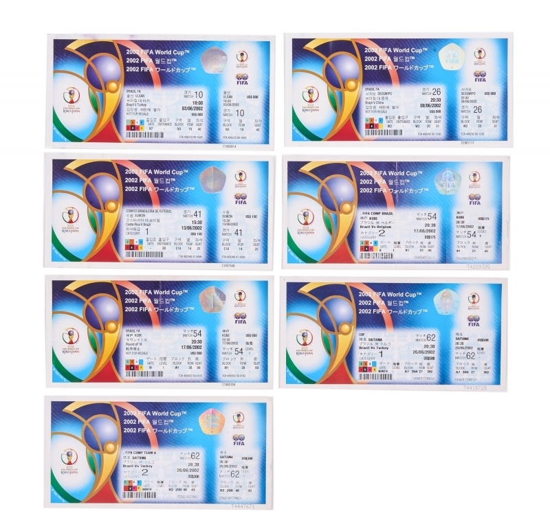 2002 FIFA WORLD CUP BRAZIL TICKET GROUP
