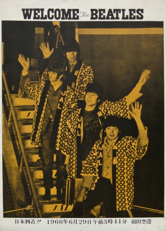 THE BEATLES 1966 JAPANESE FLYER