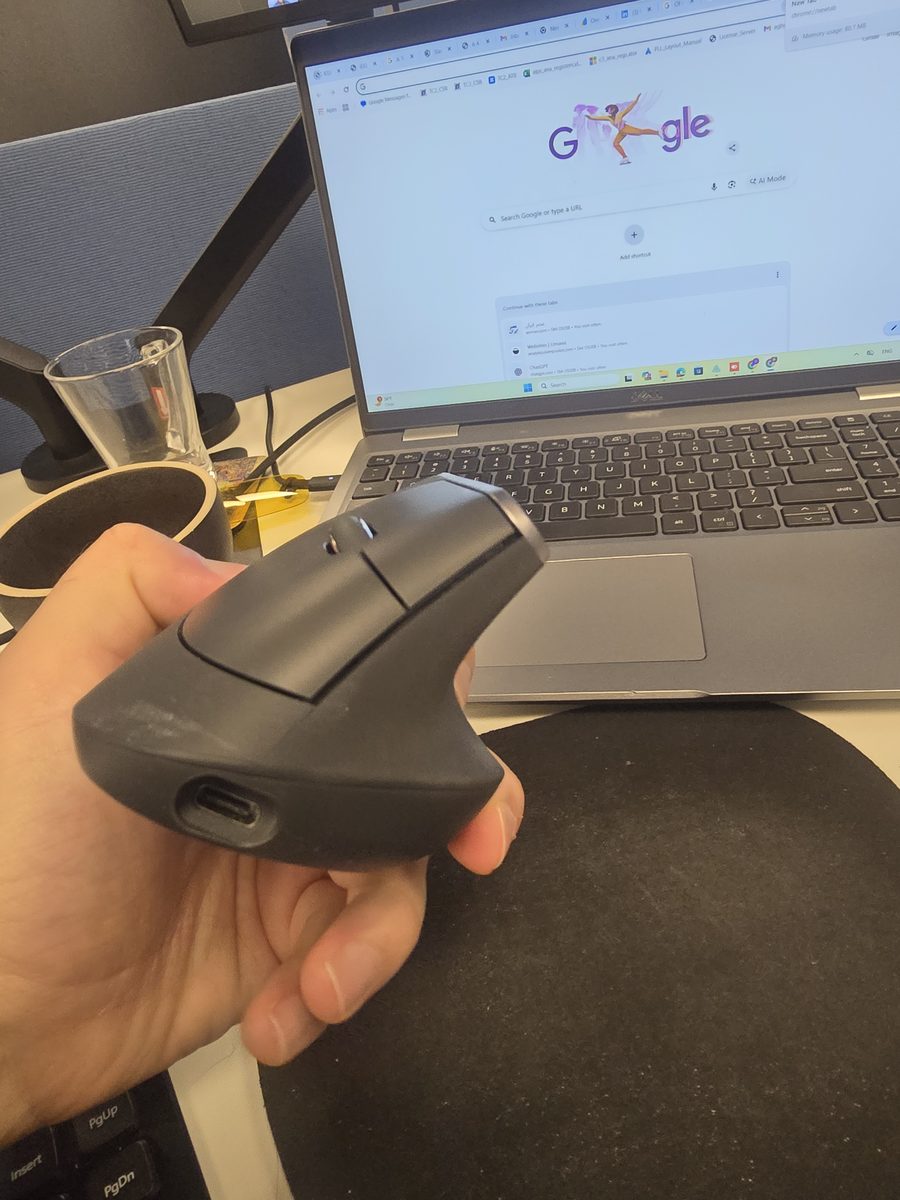 Almost brand new logi mouse, I used in for 2 weeks only. I bought two and noticed I only need ome