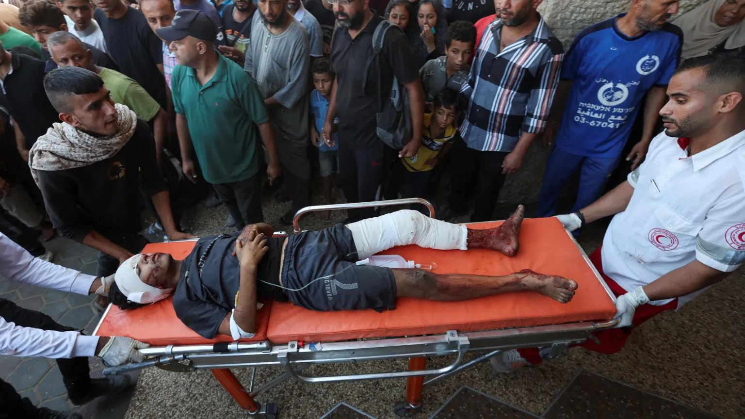غزة: استشهاد ستة فلسطينيين بقصف إسرائيلي استهدف نقطتي شرطة
