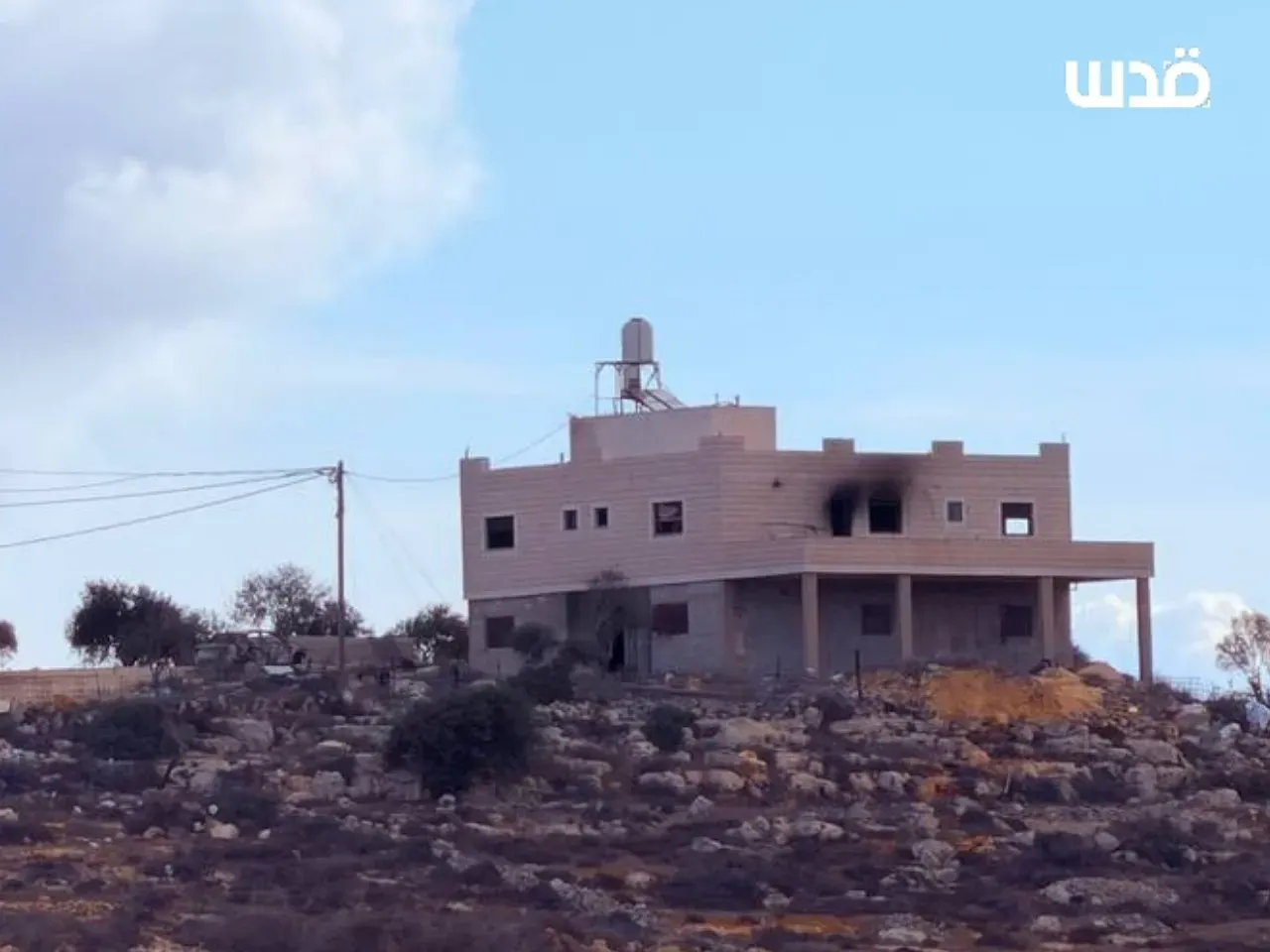 Israeli Settlers Burn Homes in Jalud, Displacing Family Again