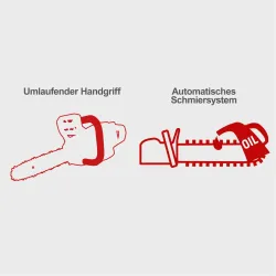 Kettensäge Benzin CSP41 Scheppach ProCut Auto-Kettenschmierung 1174 314