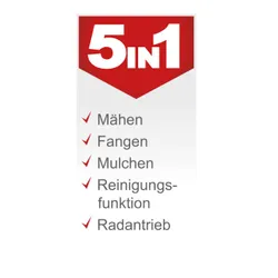 Benzin Rasenmäher MS150-42 Scheppach 4046664184843