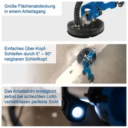 Wand- und Deckenschleifer DS920 scheppach 27213 8341