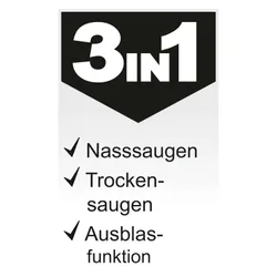 Nass- Trockensauger WDV30V2-BE Scheppach 36857 7868