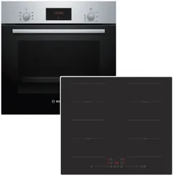 BOSCH Backofen-Set mit PKM Flex-Induktionskochfeld EcoClean Direct 4262429949414