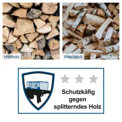 Holzspalter liegend HL760LS Scheppach inkl. Untergestell 2911 684