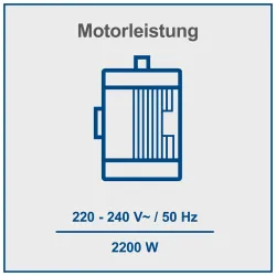 Holzspalter liegend HL760LS Scheppach inkl. Untergestell 2909 684